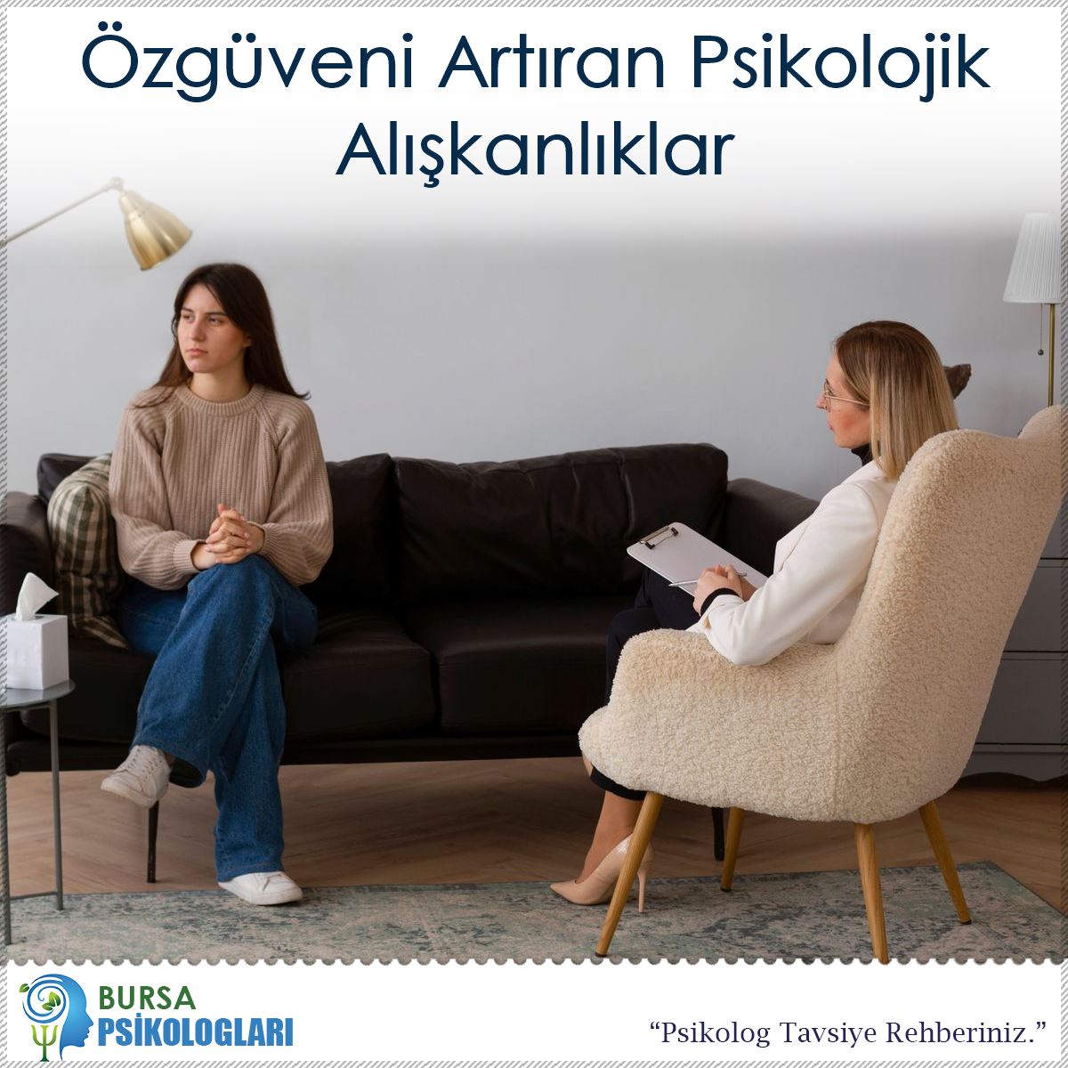 Özgüveni Artıran Psikolojik Alışkanlıklar : Kapak Görseli