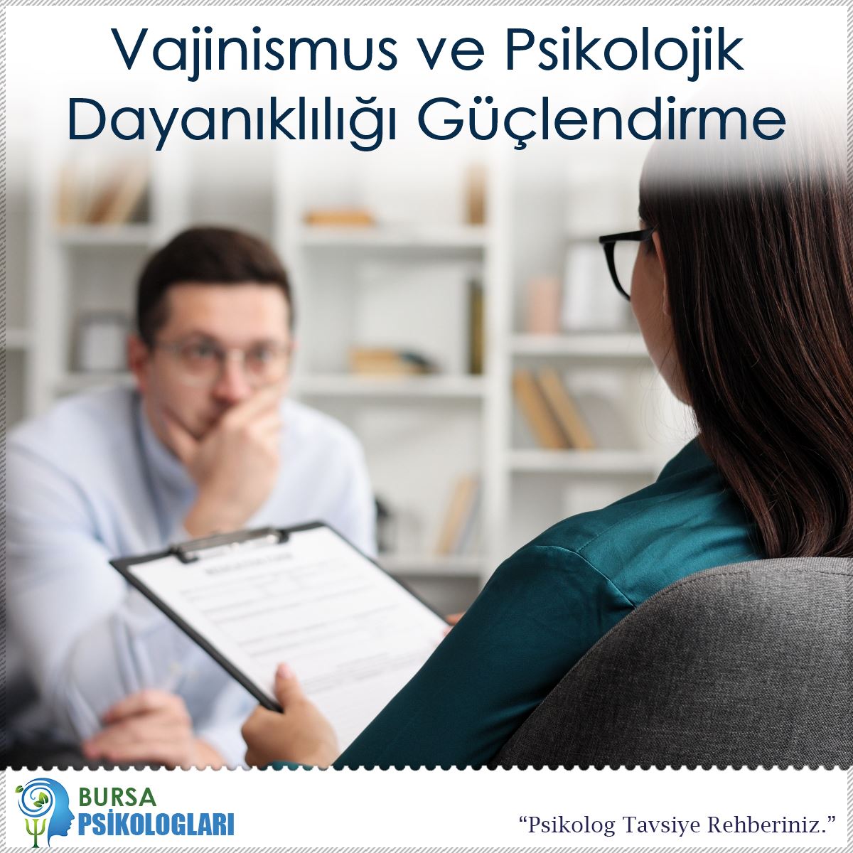 Vajinismus ve Psikolojik Dayanıklılığı Güçlendirme : Kapak Görseli